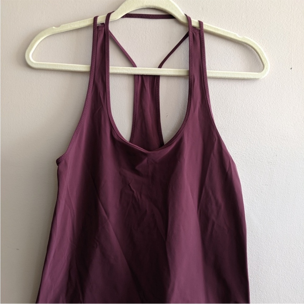 lululemon athletica burgundy Tank Top